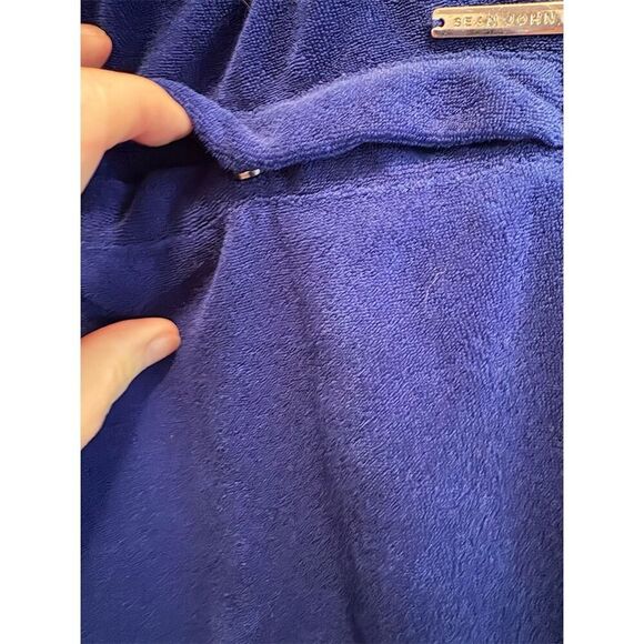 Sean John Men's XL Terry Basketball Shorts Cobalt Blue Casual - Picture 6 of 9